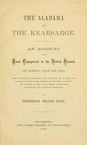 Cover of: Alabama and the Kearsarge.