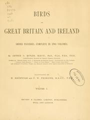 Cover of: Birds of Great Britain and Ireland, Order Passeres: complete in two volumes