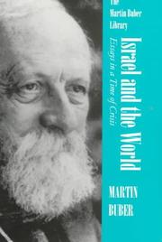 Cover of: Israel and the world by Martin Buber