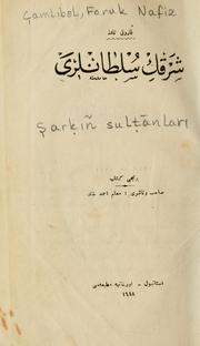 Cover of: ariñ sulnlari by Faruk Nafiz Çamlbel