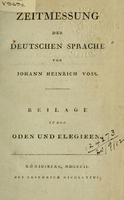 Cover of: Zeitmessung der deutschen Sprache.