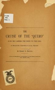 Cover of: The cruise of the "Quero" by Robert S[amuel] Rantoul