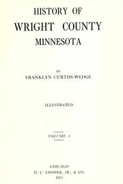 Cover of: History of Wright County, Minnesota