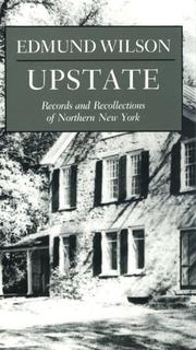 Cover of: Upstate by Edmund Wilson