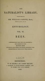 Cover of: Entomology by Sir William Jardine