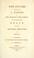 Cover of: Two letters addressed to a member of the present Parliament, on the proposals for peace with the regicide directory of France