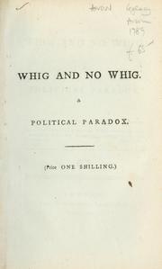 Whig and no Whig