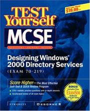 Cover of: Test Yourself MCSE Designing Windows 2000 Directory  Services (Exam 70-219) by Syngress Media Inc