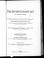 Cover of: The Division Courts Act and amendments thereto, comprising R.S.O. (1887), cap. 51, 51 Vict., cap. 10, 52 Vict., cap. 12, and 55 Vict., cap. 11 ; together with the general rules and forms (1893)