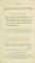 Cover of: The question stated, whether the freeholders of Middlesex lost their right, by voting for Mr. Wilkes at the last election? In a letter from a Member of Parliament to one of his constituents.