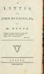 Cover of: A letter to John Downing, Esq.