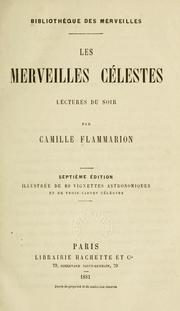 Cover of: merveilles célestes: lectures du soir.