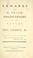 Cover of: Remarks on Dr. Price's Observations on the nature of civil liberty, &c.
