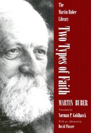 Cover of: Two Types of Faith (Martin Buber Library) | Martin Buber