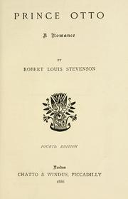 Cover of: Prince Otto by Robert Louis Stevenson