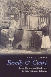 Cover of: Family and court by Iris Agmon