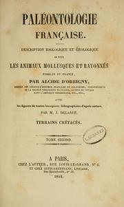 Cover of: Paléontologie française by Alcide Dessalines d' Orbigny