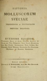 Cover of: Historia molluscorum Sveciae terrestrium et fluviatilium breviter delineata