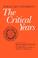 Cover of: The Critical Years (Syracuse University, Vol. 3)