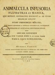 Cover of: Animalcula infusoria by Otto Frederik Müller