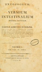 Cover of: Entozoorum, sive vermium intestinalium: historia naturalis.