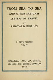 Cover of: From sea to sea by Rudyard Kipling