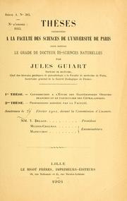 Cover of: Contribution à l'étude des Gastéropodes, opisthobranches et en particulier des Céphalaspides.