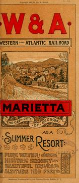 Marietta by Western and Atlantic railroad