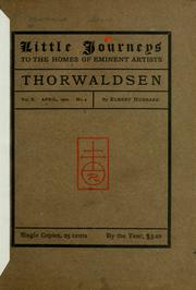 Cover of: Thorwaldsen.