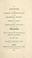 Cover of: An answer to the calumnious misrepresentations of the "Quarterly review", the "British critic", and the "Edinburgh review" contained in their observations on Sir N. William Wraxall's Historical memoirs of his own time