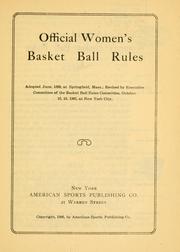 Cover of: Official women's basket ball rules. by 