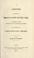 Cover of: A letter addressed to John Cartwright, Esq., chairman of the committee at the Crown and Anchor, on the subject of parliamentary reform