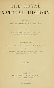 Cover of: The royal natural history