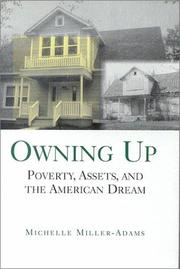 Cover of: Owning Up: Poverty, Assets, and the American Dream
