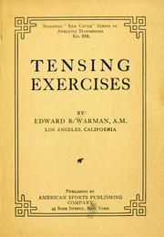 Cover of: Tensing exercises