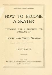 Cover of: How to become a skater by Frederick R. Toombs