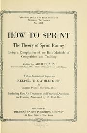 Cover of: How to sprint: the theory of sprint racing
