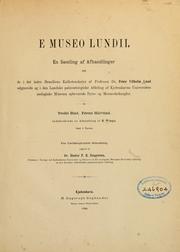 Cover of: Jordfundne og nulevende hovdyr (Ungulata) fra Lagoa Santa, Minas Geraes, Brasilien by Herluf Winge