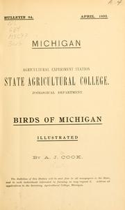 Cover of: Birds of Michigan