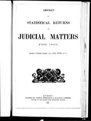 Abstract of statistical returns in judicial matters for 1863
