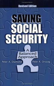 Cover of: Saving Social Security: A Balanced Approach