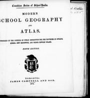 Cover of: Modern school geography and atlas