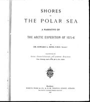 Cover of: Shores of the polar sea by Edward L. Moss