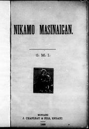 Cover of: Nikamo masinaigan by Médéric Prévost