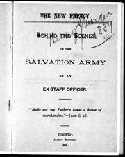 Cover of: The new papacy: behind the scenes in the Salvation Army