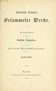 Cover of: Gesammelte Werke. by Heinrich Heine