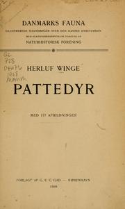 Cover of: Pattedyr.