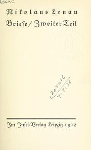Cover of: Sämtliche Werke und Briefe