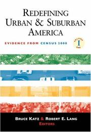 Cover of: Redefining Urban and Suburban America: Evidence from Census 2000, Volume One (Brookings Metro Series)