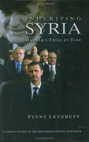 Cover of: Inheriting Syria: Bashar's Trial by Fire